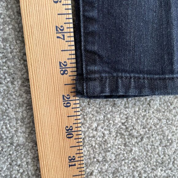 Democracy Ab Solution Booty Lift Jegging Dark Indigo Jeans Womens Size 2 - Picture 10 of 12